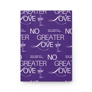 "No Greater Love" (Purple) Journal