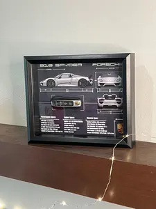 Porsche 918 Spyder Key Blueprint Frame