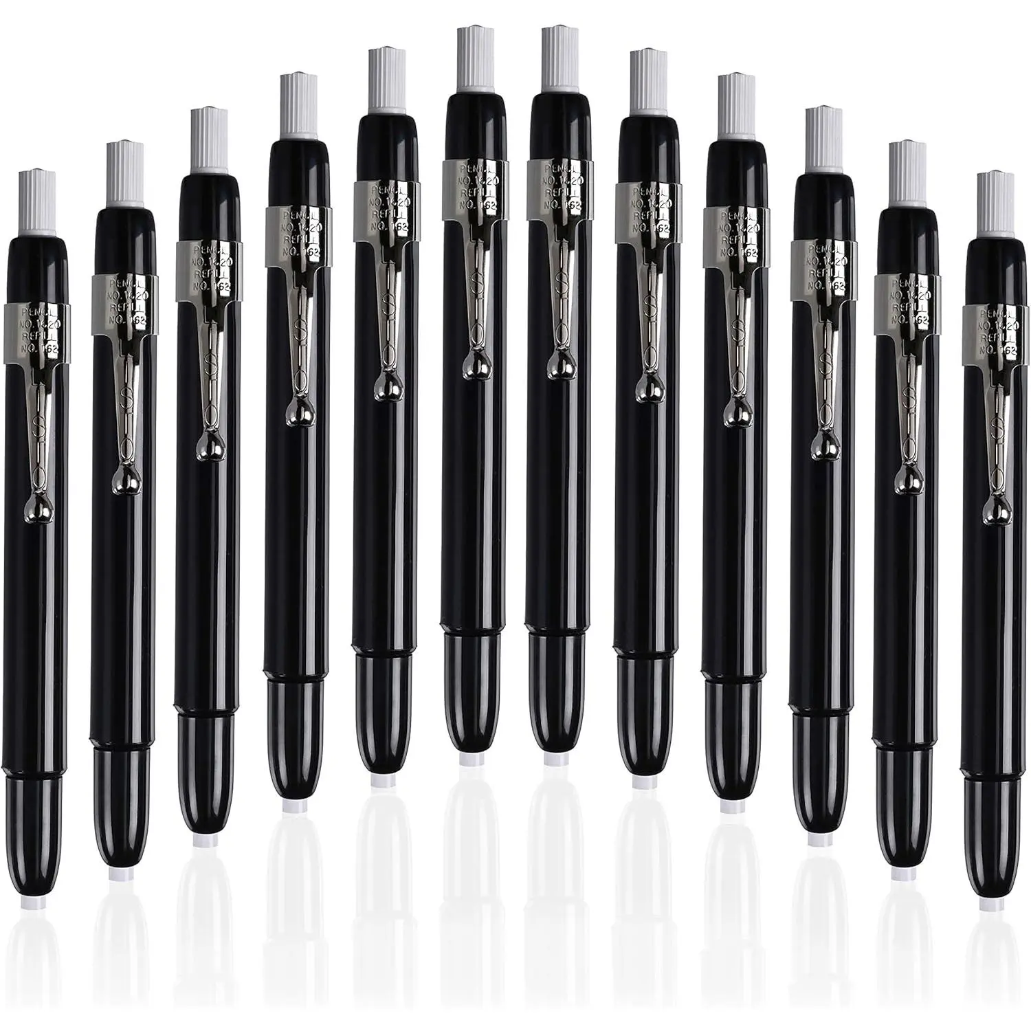 1620 Box of 12 White Color  Markers/ Pencils/ Marking/Pencils/Wax Pencils