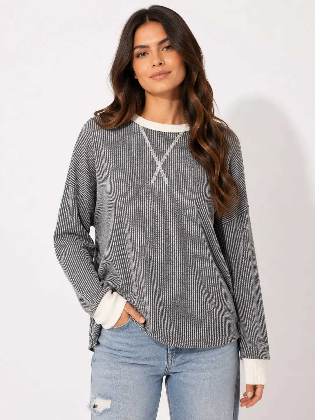 Ribbed Sweater Ribbed Sweater