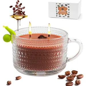 Vanilla Coffee Scented Candle,  Soy Wax  Candles for , 11.3 Oz | 60 Hours Long Lasting Jar Candles,  Relaxation Gifts for Women Birthday Anniversary Holiday,2 Wicks