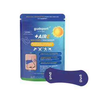 Gudsport Nasal Strips 30 Days Supply Gudslip Improve Breathing Sports Increase AirFlow & Anti-Sweat Support Healthcare