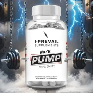 I-Prevail Supplements Na/K Pump - Best Pumps Nitric Oxide 30 Servings Capsule for Muscle Oxygenation