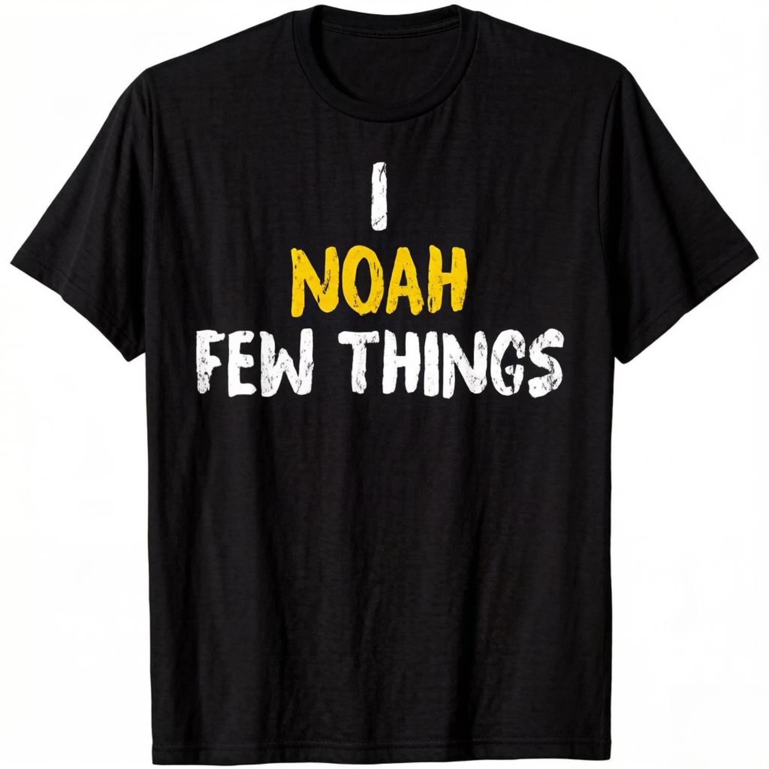 Fashion Sunday And Noah Graphic Shirt for Men & Women Breathable Lightweight Short Sleeve T-Shirt Casual Street Style Daily Wear Tops