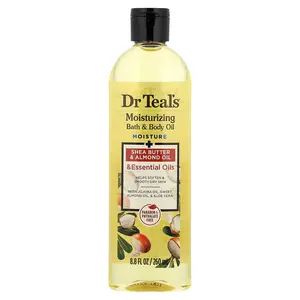 Dr. Teal's Moisturizing Bath & Body Oil, Shea Butter & Almond Oil , 8.8 fl oz (260 ml)