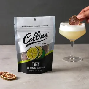 Dehydrated Lime Slices Cocktail Garnish 1.3 oz - Tangy Citrus for Cocktails, Mocktails & Desserts at Bachelorette Parties & Summer Gatherings, Bridesmaid Gifts, That Slice Steals the Show