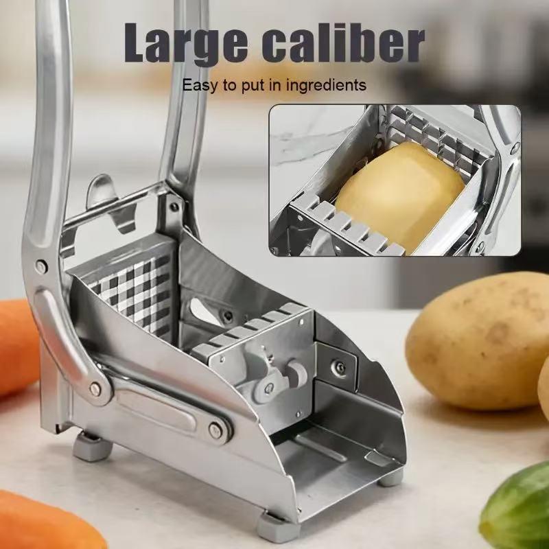 Multi-function kitchen chopping artifact stainless steel vegetable cutter French fries machine + onion vegetable shredder household essential