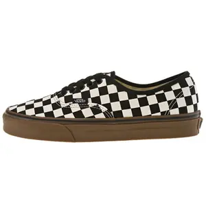 Vans Authentic Checkerboard Low-Top Skate Shoes for Men and Women with Black Gum Sole and Durable Design
