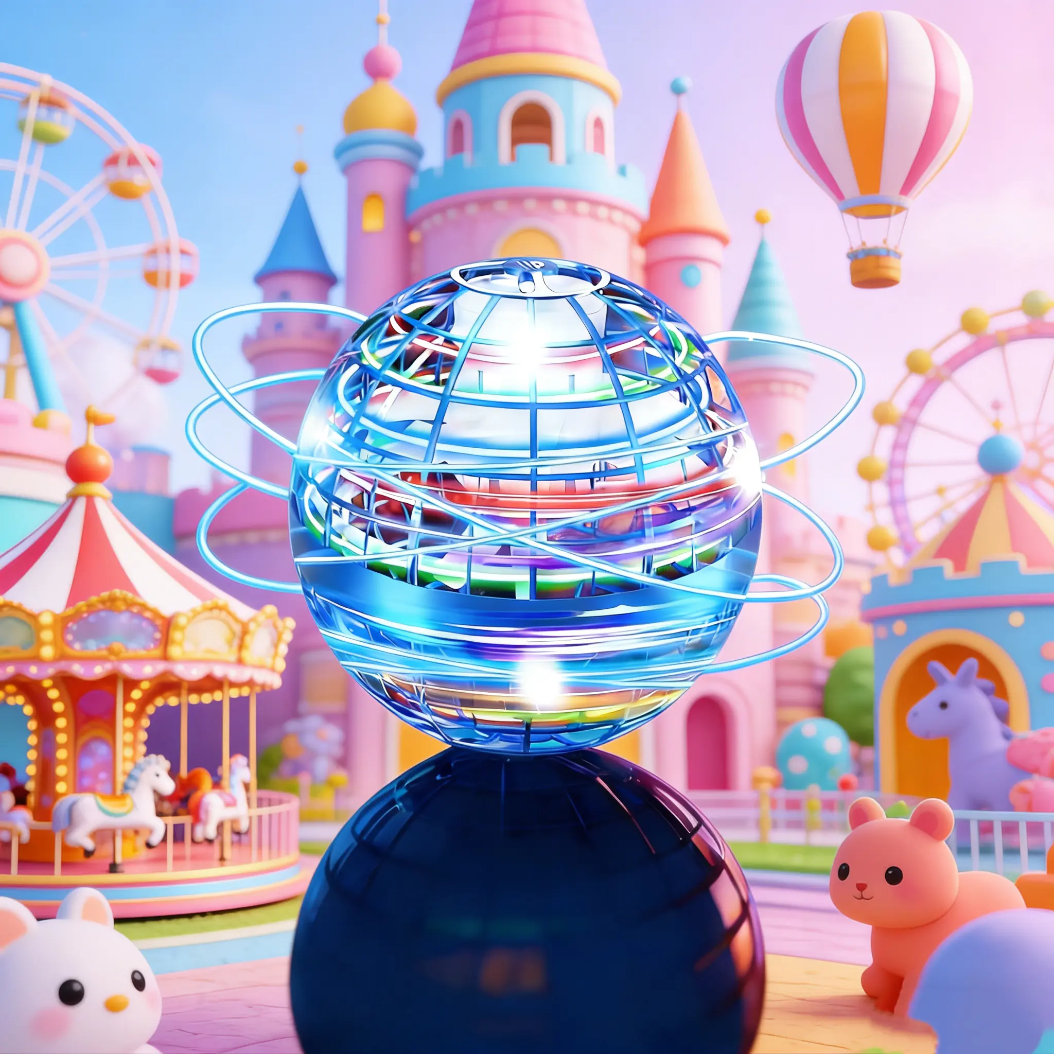 Galaxy LED Flying Orb Anti-Gravity Boomerang Ball for All Ages, Cool ...