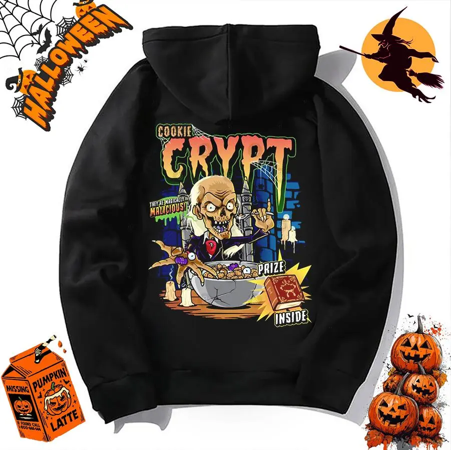 Cookie Crypt Cereal Lightweight  unisex shirt, Hoodie, Sweatshirt, Spooky Season, October Vibes Only, bold graphic tee, graphic tee shirt, Aesthetic, Skeleton Graphic,Trendy, 90s, Daily Wear, spooky halloween shirt, tattoo tee, halloween pumpkin