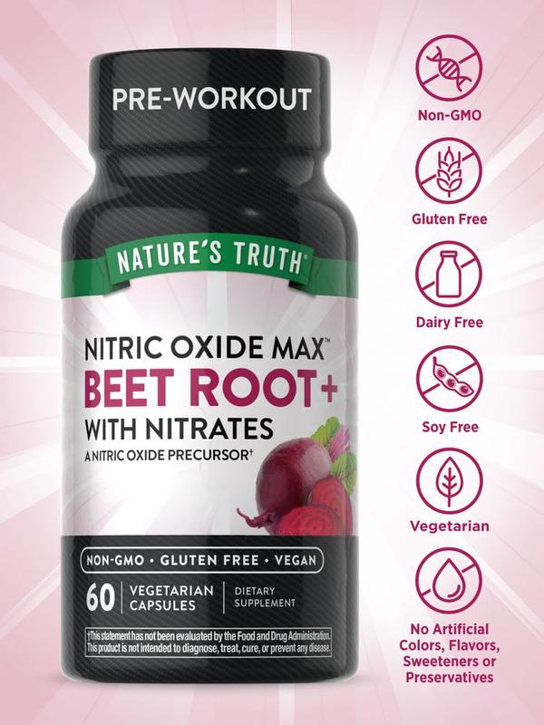 Mua Horbäach Nitric Oxide Beet Root Capsules | 180 Count | with Nitrates and Precursor | for Men Mua Horbäach Nitric Oxide Beet Root Capsules | 180 Count | with Nitrates and Precursor | for Men
