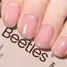 Beetles 15ml Nude Pink Gel Nail Polish - Neutral Sheer Pink Jelly, Translucent Concealer Effect, Soak-Off UV Formula, Long Wearing Gloss, Cruelty Free, for French Nail Art, DIY Manicure, Ideal Gift for Women (Birthday)