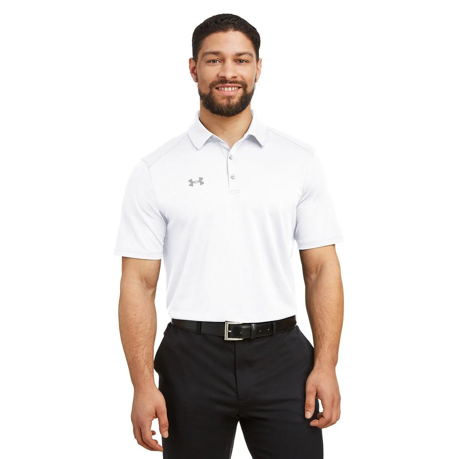 1370399 Under Armour Men's Tech Polo Fabric Menswear Plain Shirts