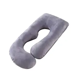 U-Shape Full Body Pregnancy Pillow with Removable Cooling Cover – Maternity Support Pillow for Adults & Pregnant Women, Comfortable Body Cushion for Side Sleepers, Neck & Back Pain Relief, Multifunctional Hugging Pillow for Relaxation & Restful Sleep