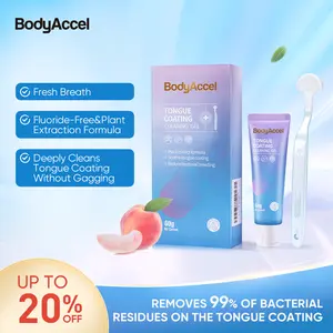 BodyAccel Tongue Cleaning Gel Refreshing Mint Fragrance -  Refreshing Oral for Cleaner Mouth Reduce Bad Breath Tongue Brush Gentle Oral Care Tool Tongue Cleaner TikTokShopBlackFriday