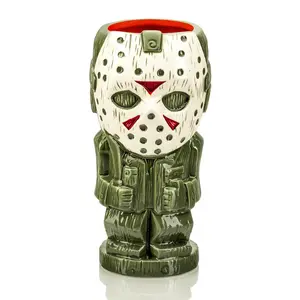 Geeki Tikis Friday The 13th Jason Voorhees | Ceramic Tiki Mug | Holds 26 Ounces