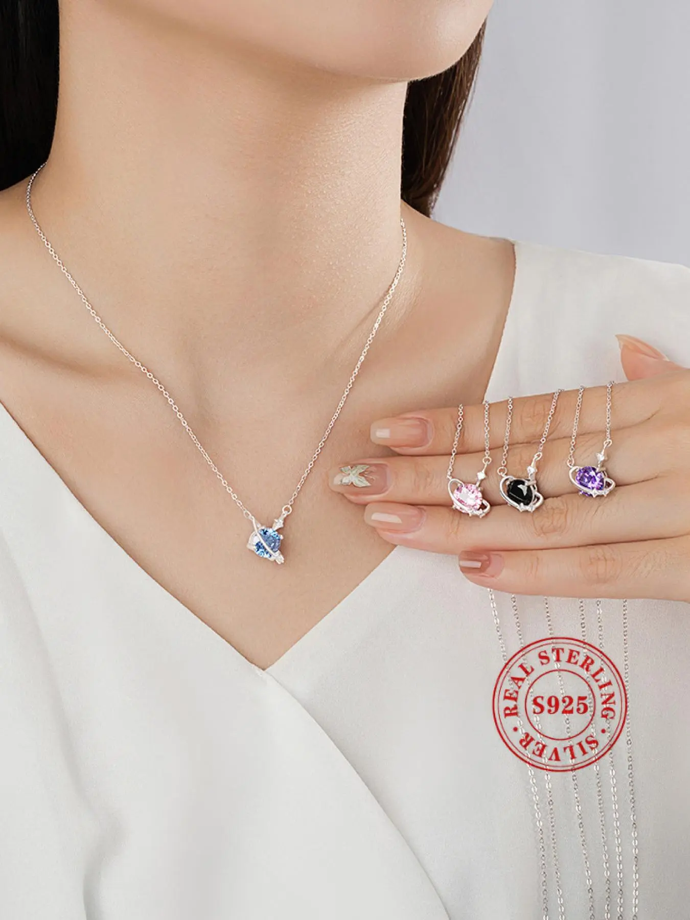 925 Sterling Silver Escape Princess Guard Heart Design Pendant Necklace, Heart Shaped Necklace, Mother's Day Gift, Adjustable Necklace for Women, Exquisite Jewelry for Party, Daily Decor