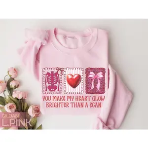 Radiology Valentine Sweatshirt, Love X Ray Tech Holiday Pullover, Cute Rad Tech Coquette Bow Crewneck, Radiologic Technologist Week Sweater, Cozy CT MRI Gift Top
