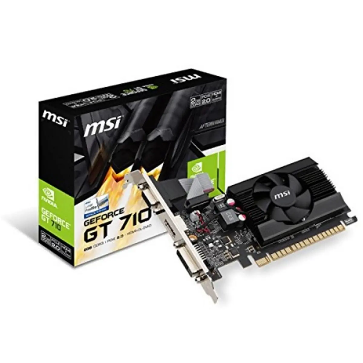 212 MAIN Low-Profile Graphics Card, Nvidia-Powered, DDR3 Memory, PCI Express 2.0 x16 (PCIe Slot), Supports 2560x1600 Resolution & Dual Display
