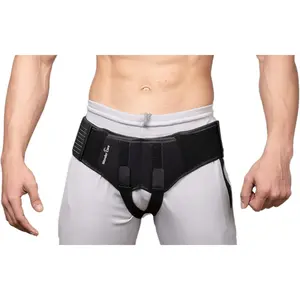 Windsor Care Inguinal Hernia Support Post-Surgery Hernia Pain Relief Truss Brace with 2 Removable Compression Pads & Adjustable Groin Straps Large Healthcare Tool for Double Inguinal or Sports Hernia