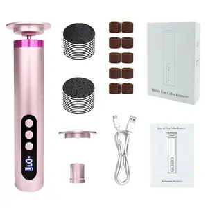 Electric  Callus Remover Kit, Rechargeable Pedicure Tool with LED Display, Adjustable Speed  File for Dead Skin & Cracked Heels foot