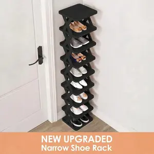 6/9-layer vertical detachable shoe storage rack shoe rack organizer modern shoe rack shoe cabinet gift storage rack home storage rack home storage supplies Footwear Organization  shoe rack organizer entryway storage Sturdy Shoe Shelf Shoe Rack Tower