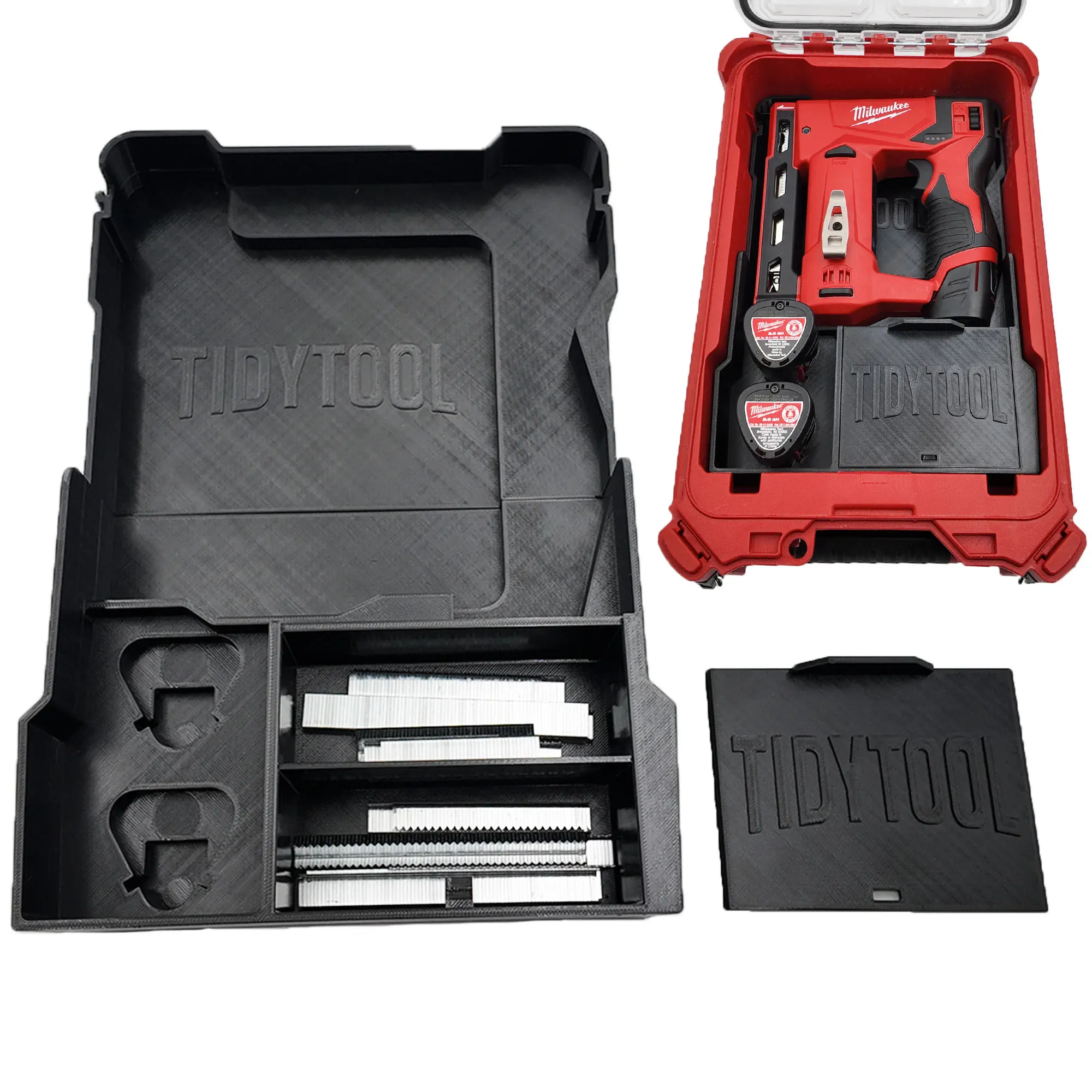 M12 Stapler Organizer Insert for PACKOUT Compact Organizer – Fits 2447-20