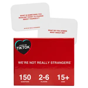 We're Not Really Strangers Core Game - 150 Conversation Questions & Wildcards for Meaningful Connections 2-6 Players Ages 15+