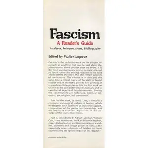 USED-Fascism: A Reader's Guide - Analyses, Interpretations, Bibliography (Hardcover)