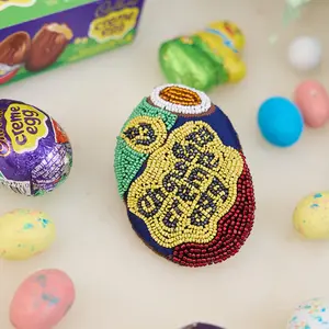 Chocolate Creme Egg Beaded Ornament