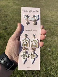 Nativity Dangle Earrings