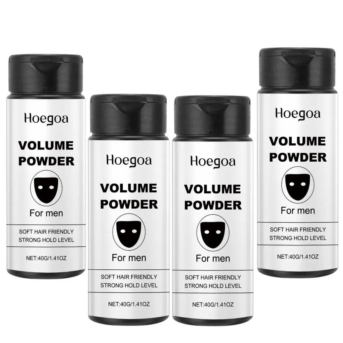 【4 Pcs 】Hoegoa Hair Styling Powder - Haircare, No Rinse, Oil Control, Long-Lasting Styling, Exfoliating, Refreshing, Gentle Ingredients, Fluffy, Lightweight Hair volume spray applicator