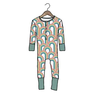 Rainbow At Your Leisure Snap Down Adult Romper- 3X-5X
