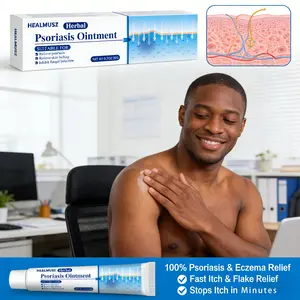 Eczema Relief & Antifungal Cream for Psoriasis, Ringworm, Athlete’s Foot, Tinea Versicolor – Helps Calm Redness, Flaking & Dry Itchy Skin, Plant-Based Care – 20g