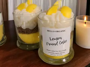 Lemon Pound Cake Specialty Frosted Candle