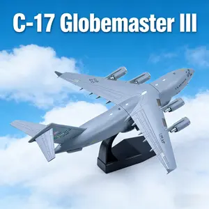 1/200 Scale C-17 Globemaster III Die-Cast Metal Military Airplane Toy Model Perfect for Christmas Birthday Holiday Gifts or Display Collection