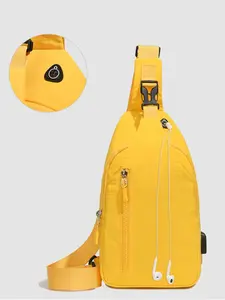 2026 Multifunctional Sports Leisure Chest Bag, Unisex Shoulder Crossbody Bag, Large Capacity Outdoor Bag, Fashionable Solid Color