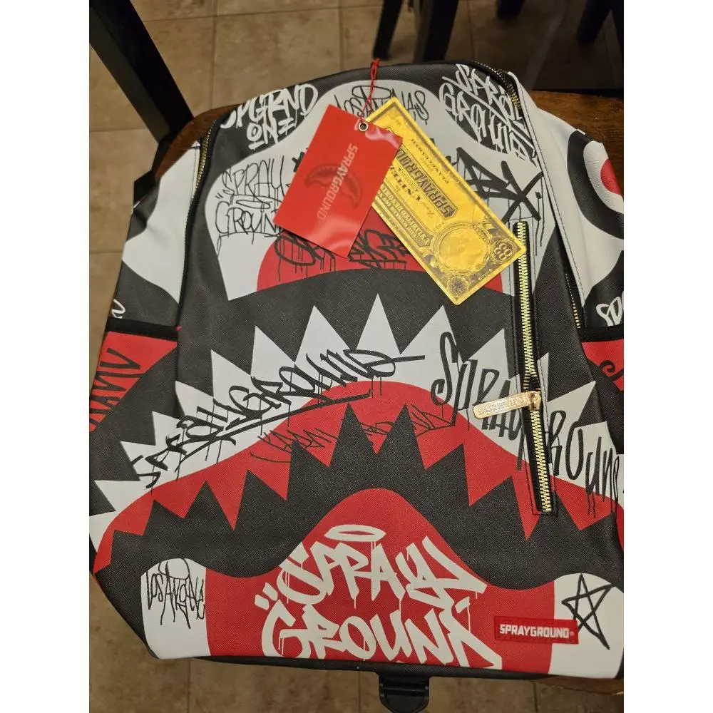 Sprayground New Backpack with Bold Graphics and Unique Design - Perfect for Everyday Use