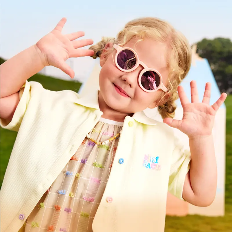 KIGO Baby & Kids' Casual Sunglasses - Flexible TPEE Accessories with Polarized Lenses & UV400 Sun Protection, Child, Uv400 Shield, 0-6 Years, Foldable, Kid Sunglasses, Toddler