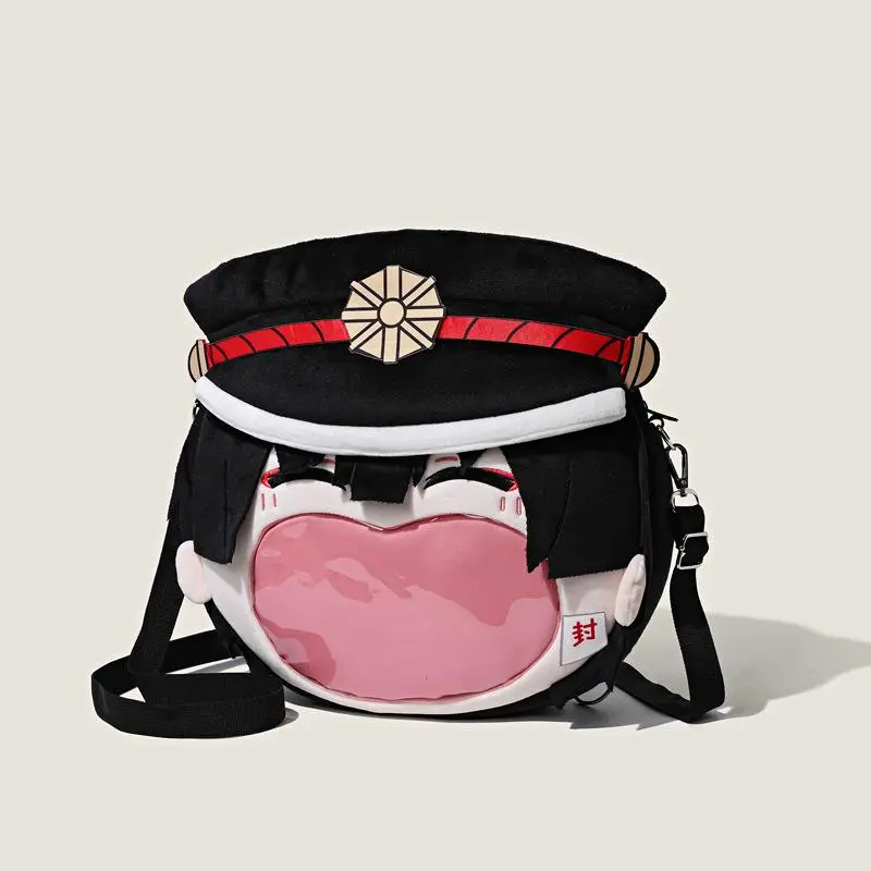 Toilet Bound Hanako Kun Plush Big Mouth Ita Bag Clear Window Crossbody Anime Display Bag Fan Gift