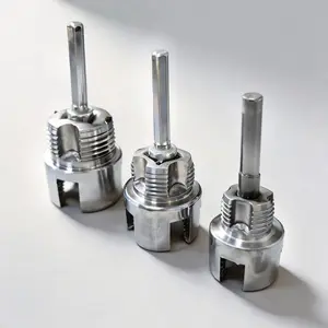 3-Piece Pipe Thread Tool Set, Strong Hand Tools for Internal & External Threads, Compatible with Drills, Ideal for PVC & Plastic Pipes