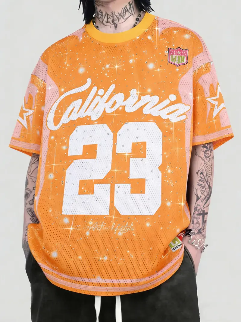 supreme rhinestone basketball jersey - TikTok Shop