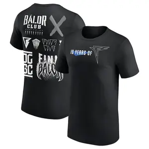 Men's Black Finn Bálor 10 Years T-Shirt Professional Wrestler Tee For Man and Woman Unisex T-Shirt, Hoodie, Sweatshirt Menswear Fitted, Both Side