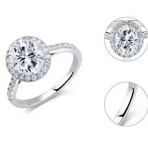 【#H574】(Pigeon)Synthetic Moissanite Fashion Jewelry Ring