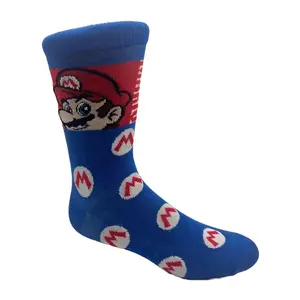 Super Mario Men's Crew Sock Set - 5 Pair