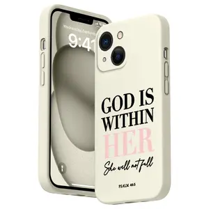 Straight Edge God is within her Pattern Man's Phone Case for iPhone 15 16 14 Pro Max 13 12 11 XR XS Plus E Shockproof Drop Protection Rugged Durable Silicone Cover Cellphone Protective Smartphone Casing