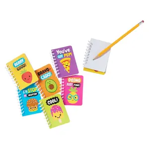 Funtastic Food Friends Mini Spiral Notebooks - 24 Pc. Funtastic Food Friends Mini Spiral Notebooks - 24 Pc.
