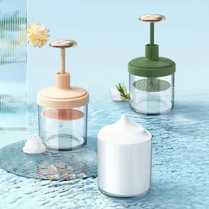 Foam whipping container for bath