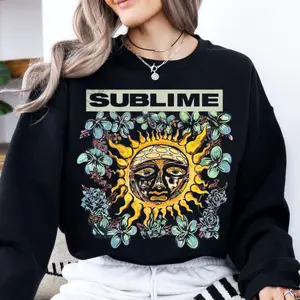 Sublime Concert Graphic Unisex Sweatshirt, Sublime Band Hoodie, Aesthetic Tee, Retro Tshirt, Unisex Sweater Pullover Tee