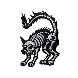 Xray Skeleton Cat Patch